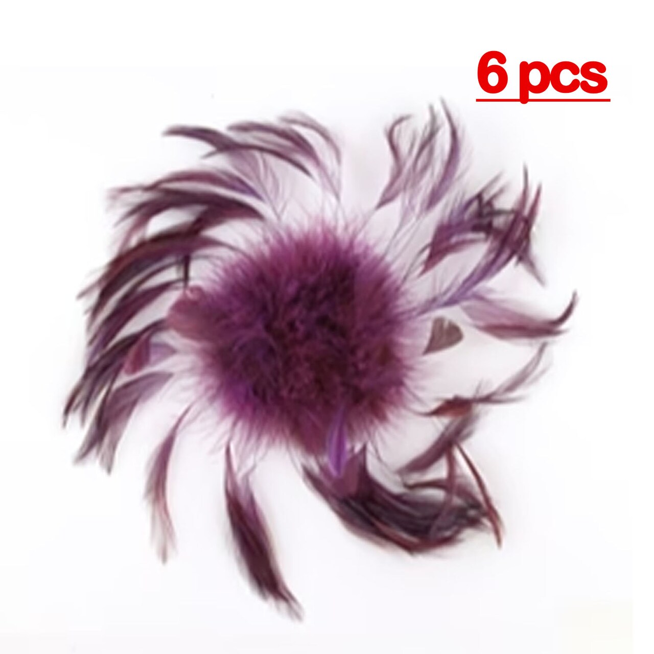 Feather Flower Ball Puff for Jackets Dresses Bags Costumes Accessories